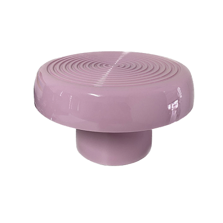 Prato Alegra Rosa Candy Boleira Doces Desmontável Decorativo