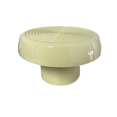 Prato Alegra Amarelo Candy Boleira Desmontável Decorativo