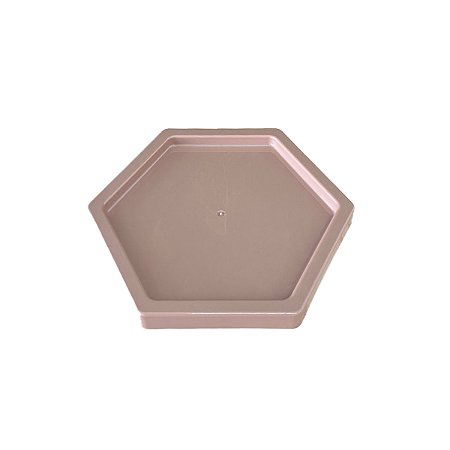 Bandeja Sextavada Plastico Pequena Caramelo Decorações