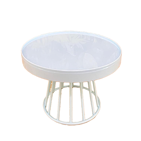 Prato Plástico Romano Azul Candy Decoração Festas Desmontável