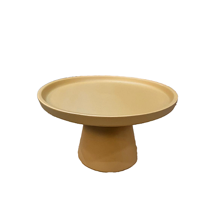 Prato Chicago Pequeno Doce De Leite Fosco Decorar Cerâmica