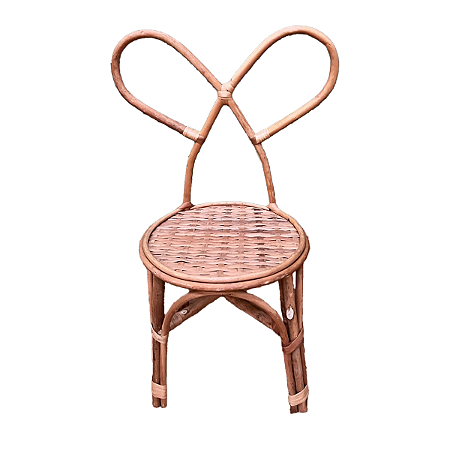 CADEIRA DE VIME INFANTIL LAÇO SEM VERNIZ