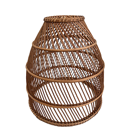 Luminaria De Vime Caracol Grande Pendente Decorar Ambientes