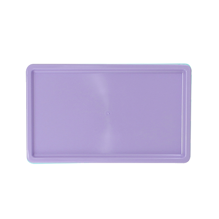 BANDEJA RETANGULAR DUBAI PLASTICO LILAS CANDY