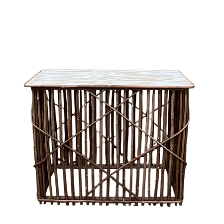 MESA DE VIME RETANGULAR SEM VERNIZ