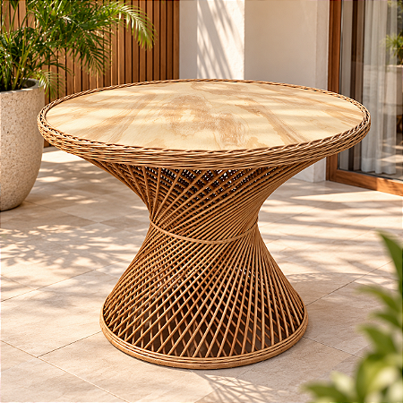 MESA DE VIME CINTURINHA GRANDE 100X80 SEM VERNIZ