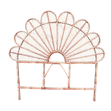 CABECEIRA DE VIME FLOR CASAL SEM VERNIZ