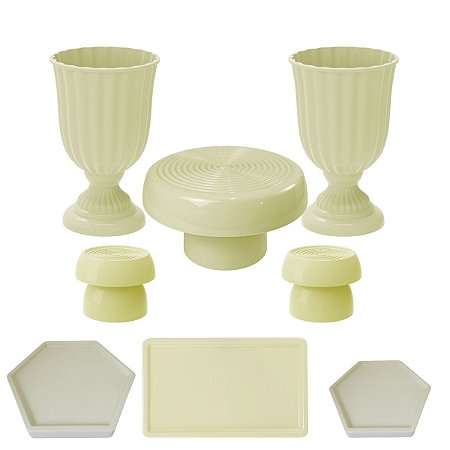 Kit Festa  Dubai Amarelo Candy Festas Peças Variadas