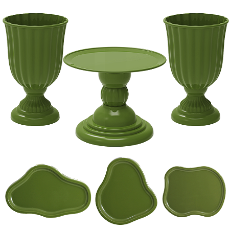 Kit Dubai Orgânico Verde Oliva Festas Peças Variadas