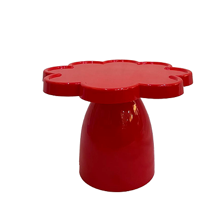 Boleira Flower Só Boleiras Grande 23x18,5 Vermelho