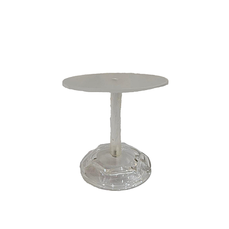 Suporte Acrilico Redondo Pequeno Transparente Decoração