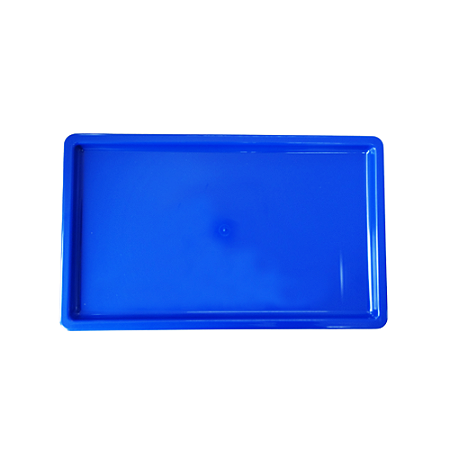 Bandeja Retangular Dubai Plástica Azul Turquesa Decorativa