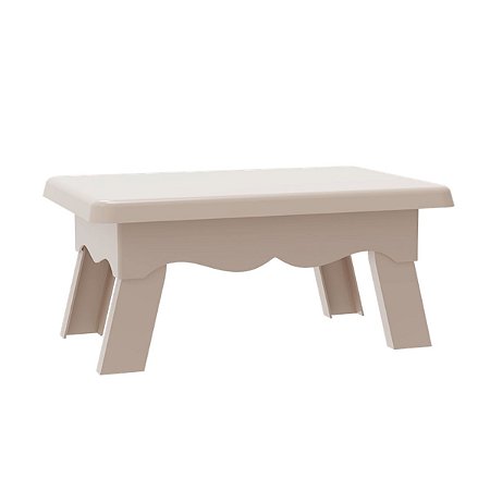 BANQUINHO PLASTICO BEGE