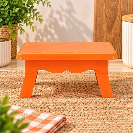 BANQUINHO PLASTICO PAPAYA