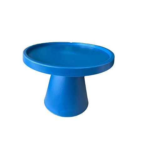 Boleira Cone Plástico 28Cm Azul Petrus Decoração