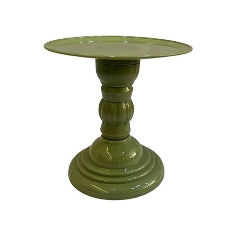 Prato Dubai Boleira 22x17 Plástico Verde Menta Decoração