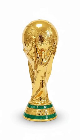 Taça Mundial Plástico Dourado Decoração