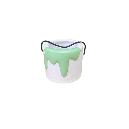 Cachepot Balde De Tinta Verde Candy Festa