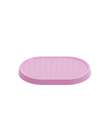 Bandeja Plástica Oval Tela Indiana Rosa Candy Decorar Festa