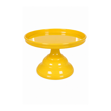 Boleira Slim Aura Amarelo Butter Pequena Só Boleiras Decoração