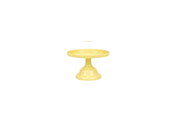 Boleira Slim Aura Amarelo Butter Pequena Só Boleiras Decoração