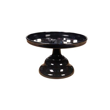 Boleira Slim Aura Preto Pequena Só Boleiras Decoração