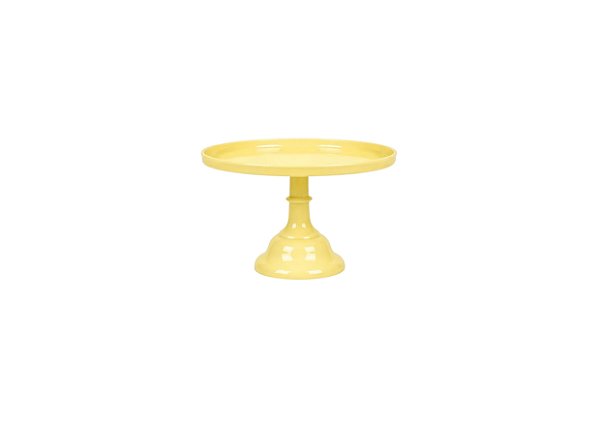 Boleira Slim Aura Amarelo Butter Média Só Boleiras Decoração