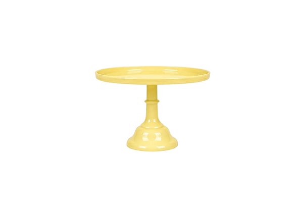 Boleira Slim Aura Amarelo Butter Grande Só Boleiras Decoração