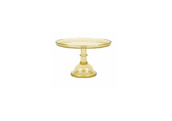 Boleira Slim Aura Clean Amarelo Butter Média Só Boleiras Decoração