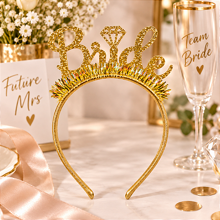 TIARA BRIDE DOURADA