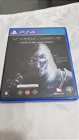 Jogo Sombras de Mordor para PS4