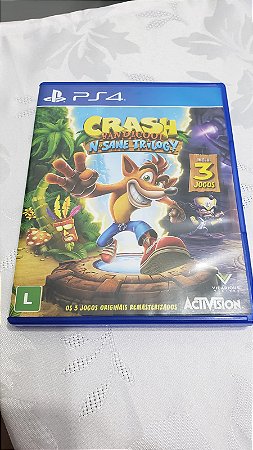Jogo Crash bandicoot nsane trilogy para PS4