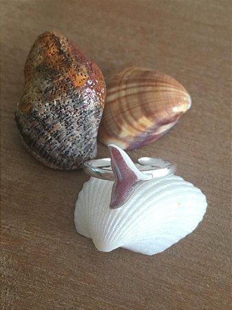 Falange Regulável Calda  Sereia Prata Branca - Prata 925