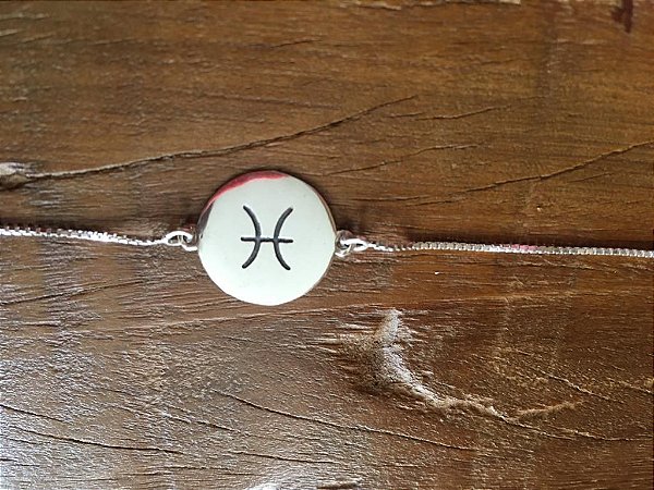 Pulseira Signo Peixes - Prata 925