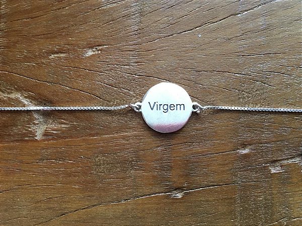 Pulseira Signo Virgem - Prata 925