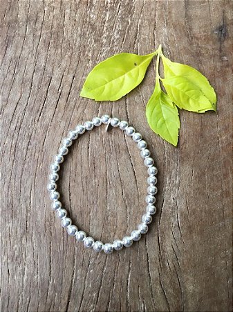 Pulseira Bolas Retrátil - Prata 925
