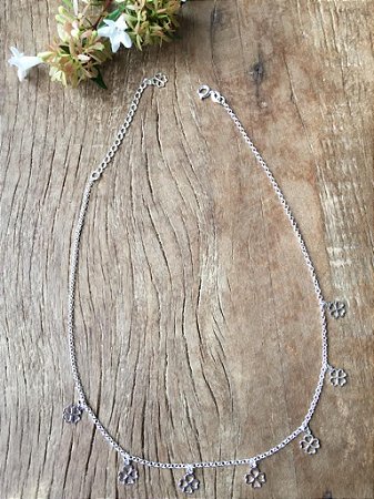 Chocker De Trevos - Prata 925