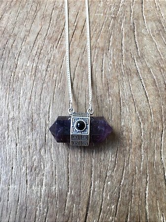 Pendente Cristal De Ametista - Prata 925