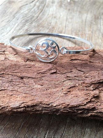 Bracelete Símbolo do Om - Prata 925