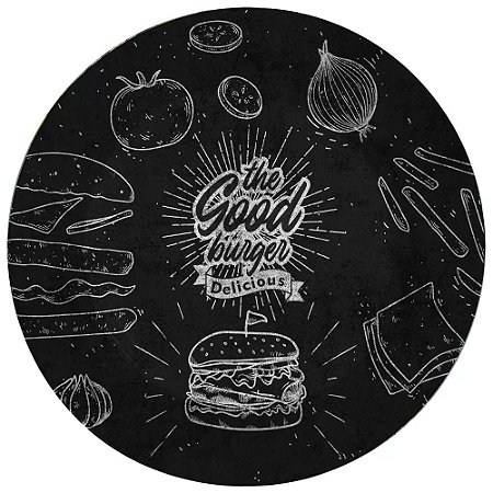 Prato Raso Burguer Black Plus
