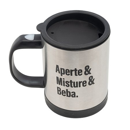 Caneca Mixer Com Tampa 380ml