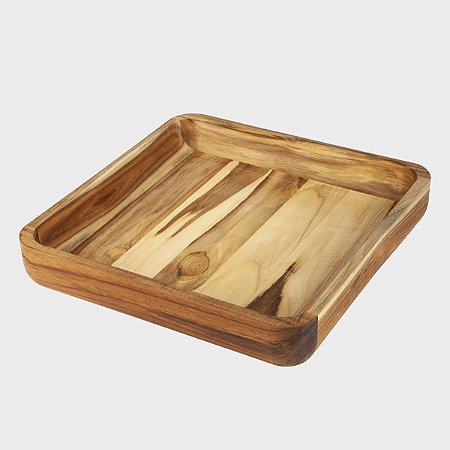 Gamela Teca Quadrada 31Cm