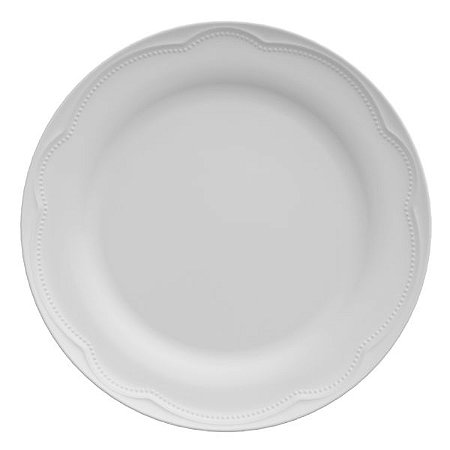 Prato Raso Bolinha Cottage Branco