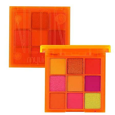 Paleta de 09 Sombras Neon Mylife - 01