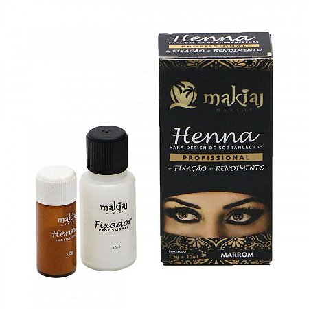 Henna para Design de Sobrancelha 1,5g - Makiaj