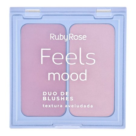 Duo Blush Feels Mood - Hb870 - Rose Rust + New Peach - Rubyrose