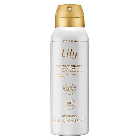 Desodorante Antitranspirante Aerosol Lily 75g/125ml