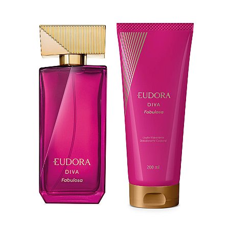 Combo Diva Fabulosa: Desodorante Colônia 100ml + Loção Corporal 200ml