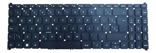 TECLADO ACER ASPIRE A315-59 A315-24P N23C3 N22C6 BR Ç