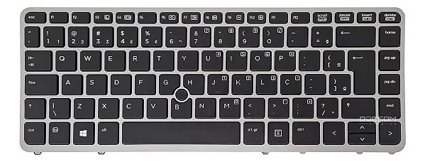 TECLADO HP ELITEBOOK 740 G1, 745 G1, 750 G1, 755 G1, 840 G1 BR Ç